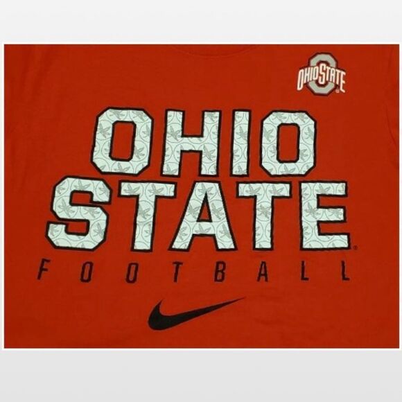 Nike Tee Shirt Womens Small Ohio State Football Red White Top - Picture 4 of 12